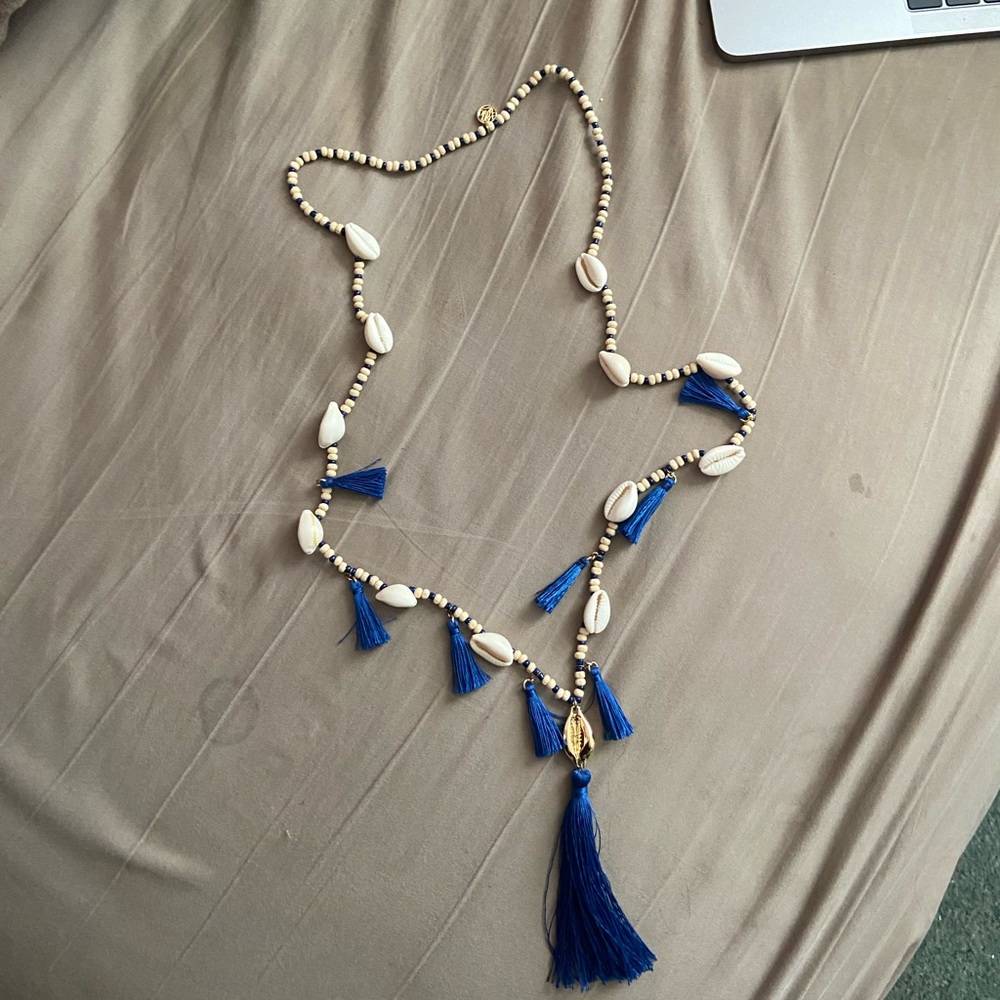 Beaded Shell Summer Necklace